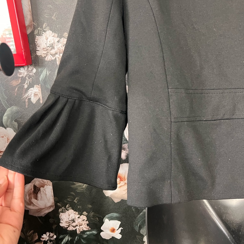 George Black Collared Jacket With Large Buttons - image 7